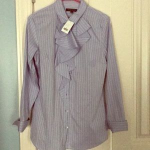 Banana Republic striped dress shirt 10